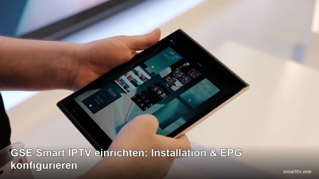 GSE Smart IPTV einrichten: Installation & EPG konfigurieren