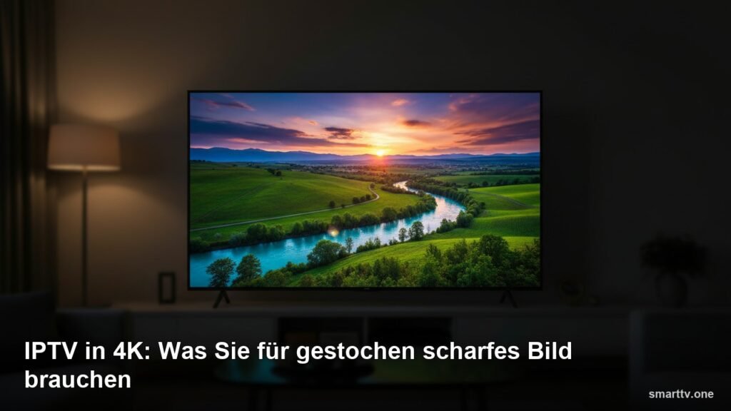 IPTV in 4K: Was Sie für gestochen scharfes Bild brauchen