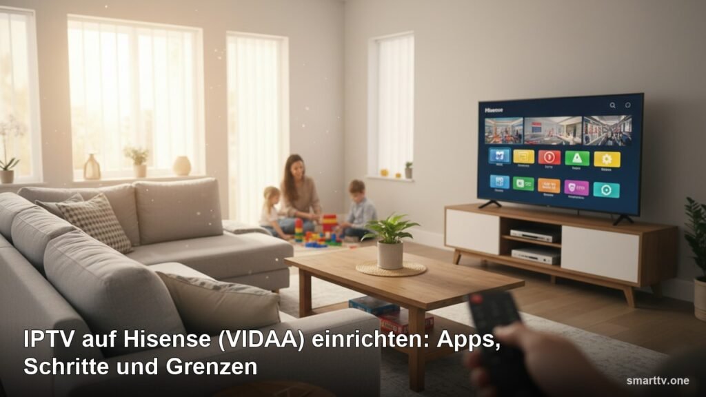 IPTV auf Hisense (VIDAA) einrichten: Apps, Schritte und Grenzen
