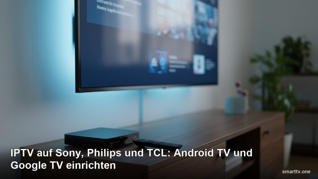 IPTV auf Sony, Philips und TCL: Android TV und Google TV einrichten